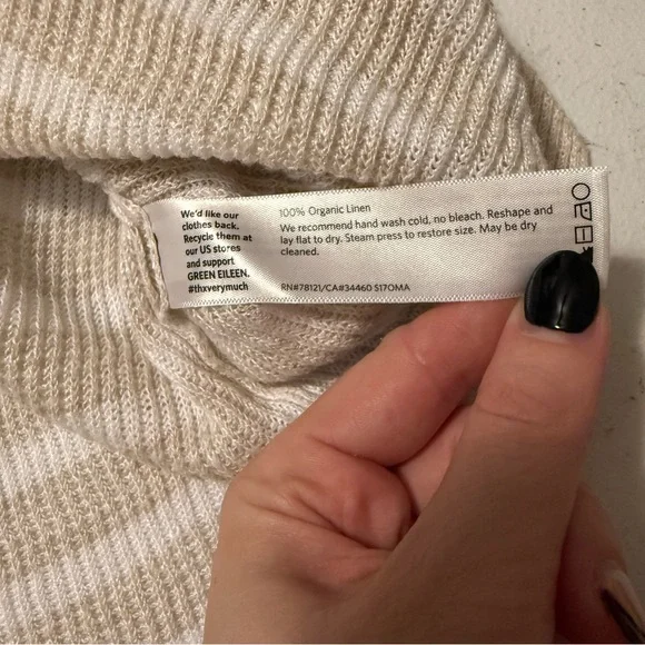 Eileen Fisher Linen Top - Picture 4 of 4